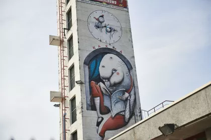 Bigger view of street art Roeselare