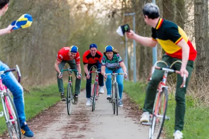 Bigger view of Retro koersfietsen huren