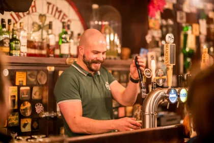 Bigger view of De pub: copyright toerisme leiestreek