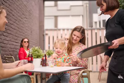 Mokkabar met kinderen